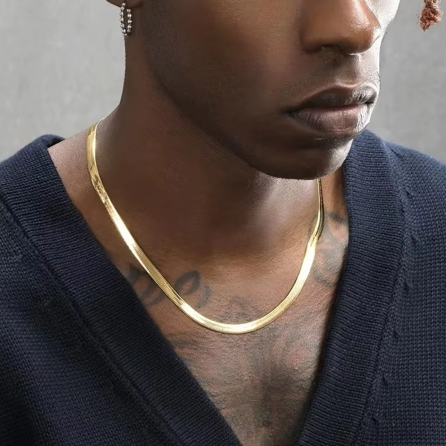 Snake Chain Golden 4mm