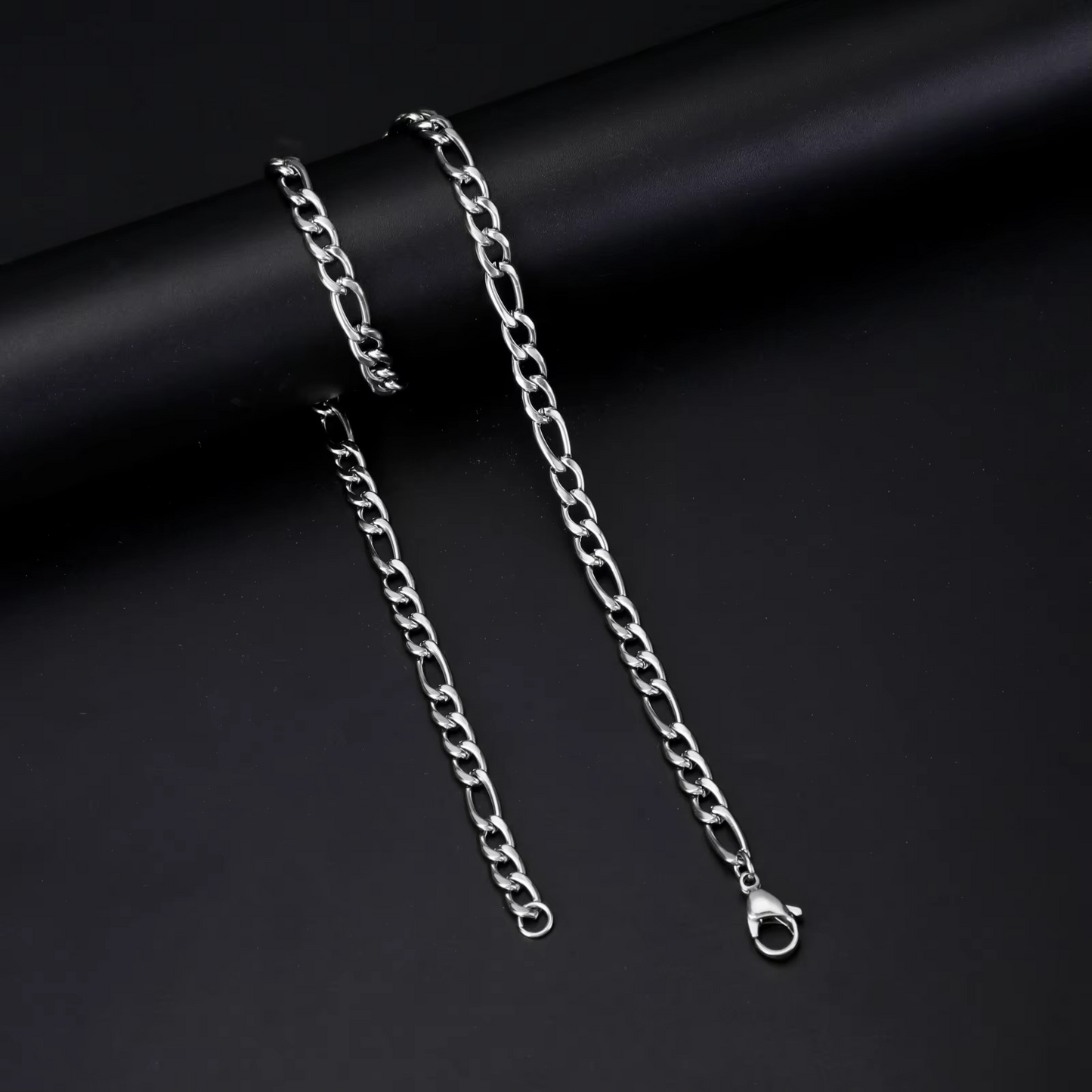 Figaro Chain Silver 4mm