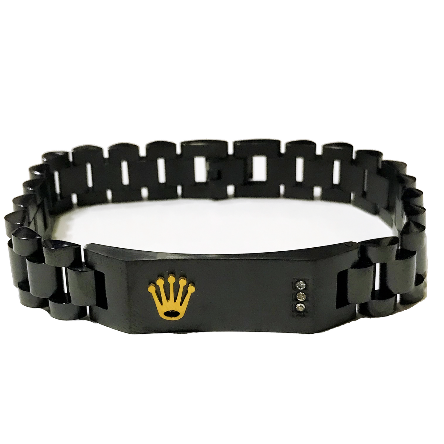 Black RLX Crown Jubilee Bracelet