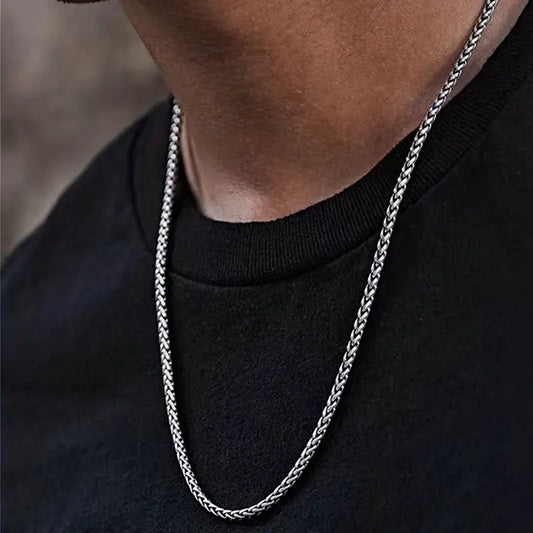 Wheat Chain – Silver Tone