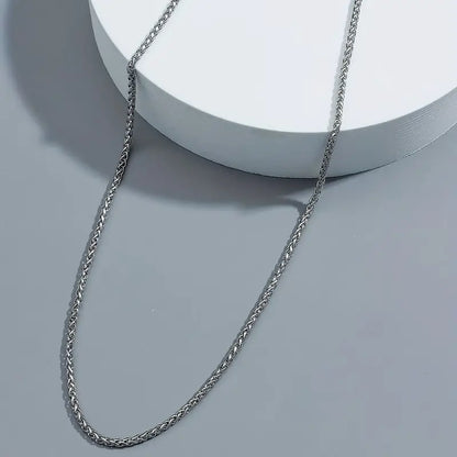 Wheat Chain – Silver Tone