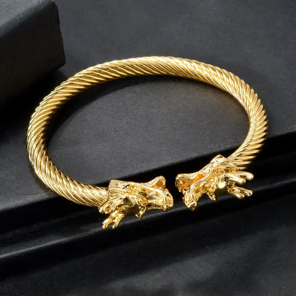 DRAGON STEEL CUFF BRCELET