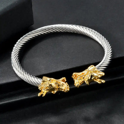 DRAGON STEEL CUFF BRCELET