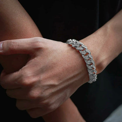 CUBAN SILVER BRACELET