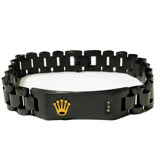 Black RLX Crown Jubilee Bracelet