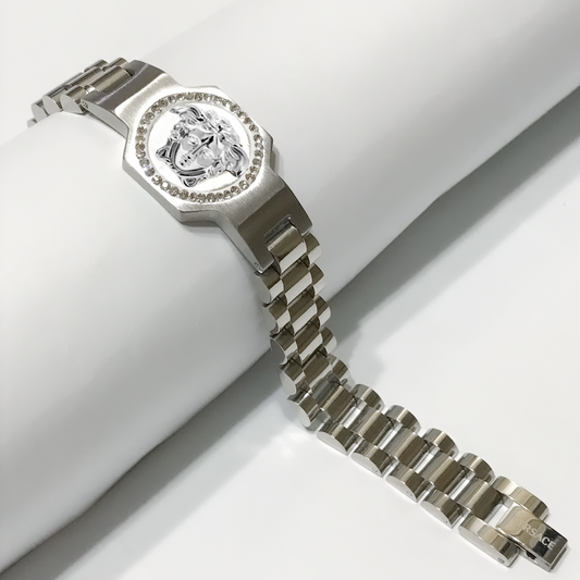 Silver VRS Crown Jubilee Bracelet