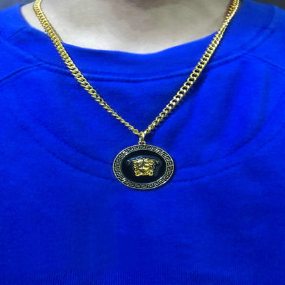 VRS Golden Pendant Round
